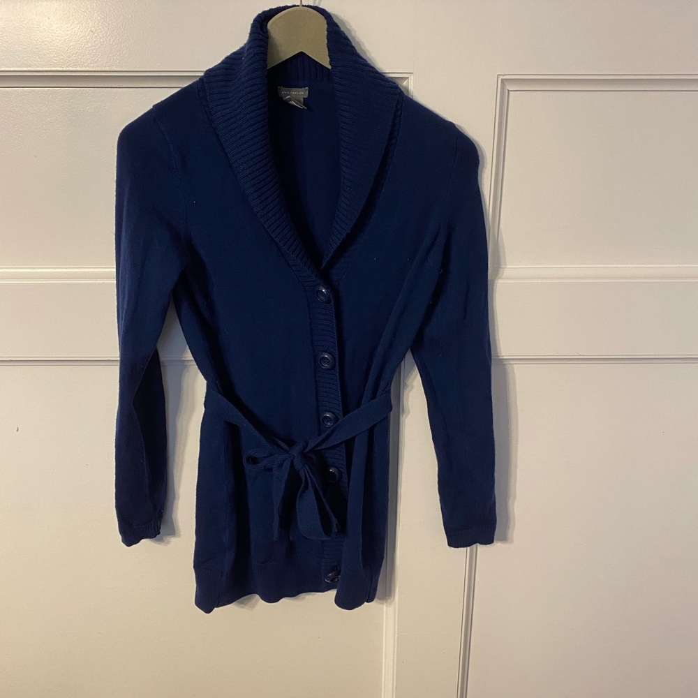 Ann Taylor Button Up Sweater